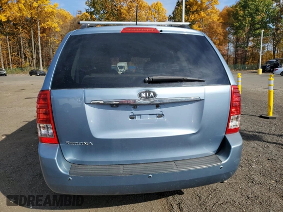 2012 Kia Sedona LX with VIN KNDMG4C74C6434680, listed as a Copart auction lot 75170724 with 135,406 mi miles and Clean Title. Bid and sale history available at carsss.com. Image 6.