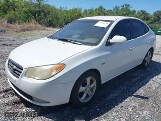 2007 Hyundai Elantra GLS with VIN KMHDU46D37U081985, listed as a IAAI auction lot 41931928 with 147,066 mi miles. Bid and sale history available at carsss.com. Image 2.