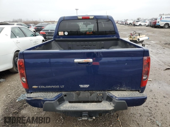 2012 Chevrolet Colorado LT w/1LT with VIN 1GCDSCFEXC8139350, listed as a Copart auction lot 84587454 with 177,662 mi miles and Salvage Title. Bid and sale history available at carsss.com. Image 6.