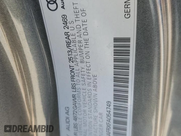 2015 Audi S5 Premium Plus z VIN WAUGGAFRXFA054749, wystawiony jako Copart lot #76754194 z przebiegiem 87 643 mil mil oraz Szkoda całkowita • Salvage title. Historia ofert i sprzedaży dostępna na DreamBid. Obrazek 12.