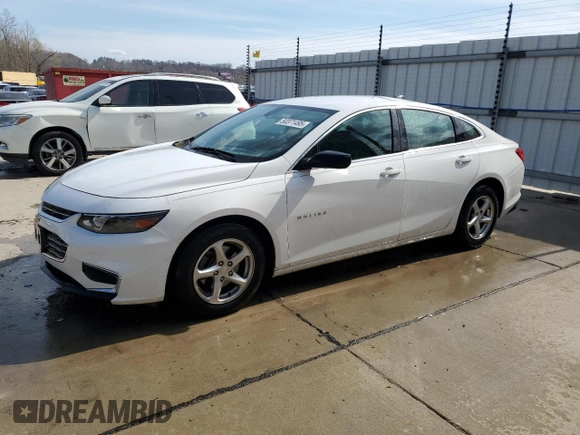 2018 Chevrolet Malibu LS with VIN 1G1ZB5ST8JF185380, listed as a Copart auction lot 50371495 with 158,886 mi miles and Salvage Title. Bid and sale history available at DreamBid. Image 1.