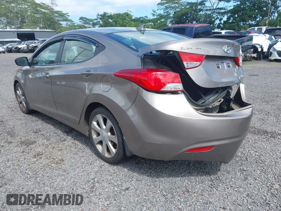 2013 Hyundai Elantra Limited with VIN 5NPDH4AE7DH419645, listed as a IAAI auction lot 41538041 with 53,935 mi miles and . Bid and sale history available at DreamBid. Image 3.