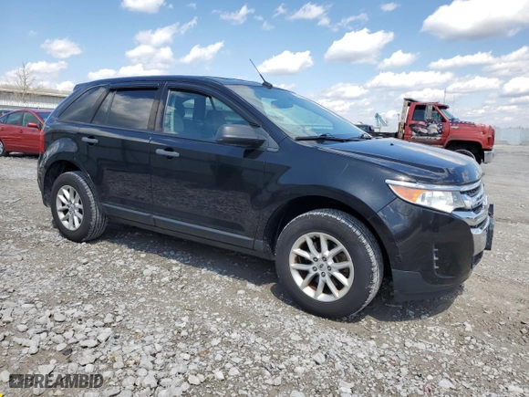 2014 Ford Edge SE with VIN 2FMDK3GCXEBA16298, listed as a Copart auction lot 52454645 with 100,235 mi miles and Salvage Title. Bid and sale history available at carsss.com. Image 4.