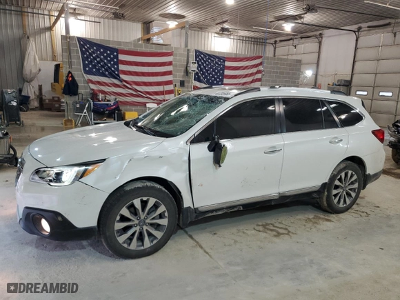 2017 Subaru Outback Touring with VIN 4S4BSETC6H3437156, listed as a Copart auction lot 44235985 with 106,858 mi miles and Non Repairable. Bid and sale history available at carsss.com. Image 1.