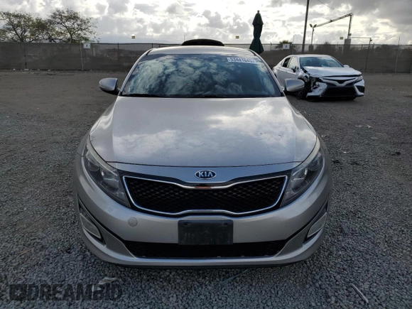 2015 Kia Optima LX with VIN KNAGM4A74F5587608, listed as a Copart auction lot 53441645 with 125,776 mi miles and Salvage Title. Bid and sale history available at carsss.com. Image 5.