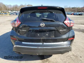 2015 Nissan Murano SL with VIN 5N1AZ2MH1FN216727, listed as a Copart auction lot 52558545 with 99,885 mi miles and Salvage Title. Bid and sale history available at DreamBid. Image 6.