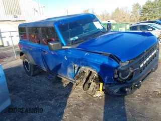 2023 Ford Bronco with VIN 1FMEE5DP4PLB96024, listed as a IAAI auction lot 41805805 with 16,436 mi miles. Bid and sale history available at carsss.com. Image 1.