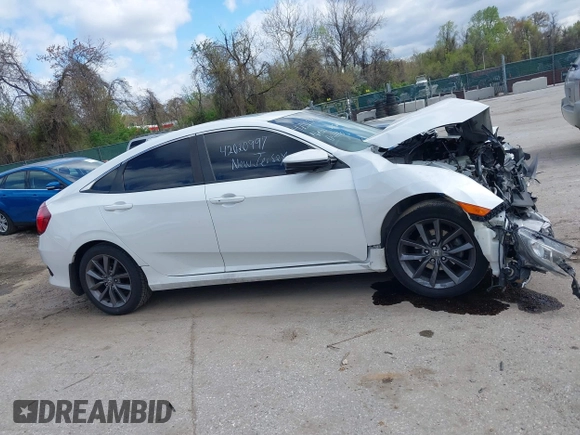 2019 Honda Civic EX z VIN 19XFC1F30KE208186, wystawiony jako IAAI lot #42020997 z przebiegiem 115 430 mil mil oraz . Historia ofert i sprzedaży dostępna na DreamBid. Obrazek 14.