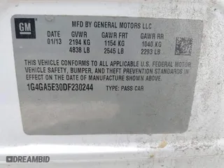 2013 Buick LaCrosse with VIN 1G4GA5E30DF230244, listed as a IAAI auction lot 41928325 with 149,030 mi miles. Bid and sale history available at carsss.com. Image 9.