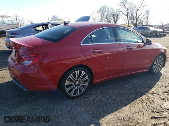 2018 Mercedes-Benz CLA with VIN WDDSJ4GB7JN508433, listed as a Copart auction lot 81750963 with 78,275 mi miles and Salvage Title. Bid and sale history available at carsss.com. Image 3.