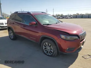 2019 Jeep Cherokee Latitude Plus with VIN 1C4PJMLB6KD477950, listed as a Copart auction lot 52033785 with 78,214 mi miles and Salvage Title. Bid and sale history available at carsss.com. Image 4.