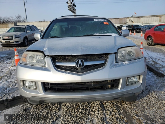 2005 Acura MDX with VIN 2HNYD18245H521285, listed as a Copart auction lot 88882395 with 0 mi miles and Salvage Title. Bid and sale history available at carsss.com. Image 5.