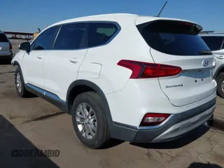 2020 Hyundai Santa Fe SE with VIN 5NMS23AD1LH197383, listed as a IAAI auction lot 42001946 with 47,844 mi miles. Bid and sale history available at carsss.com. Image 3.