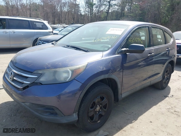 2013 Honda CR-V LX with VIN 2HKRM4H38DH658563, listed as a IAAI auction lot 42076946 with 201,334 mi miles. Bid and sale history available at carsss.com. Image 17.
