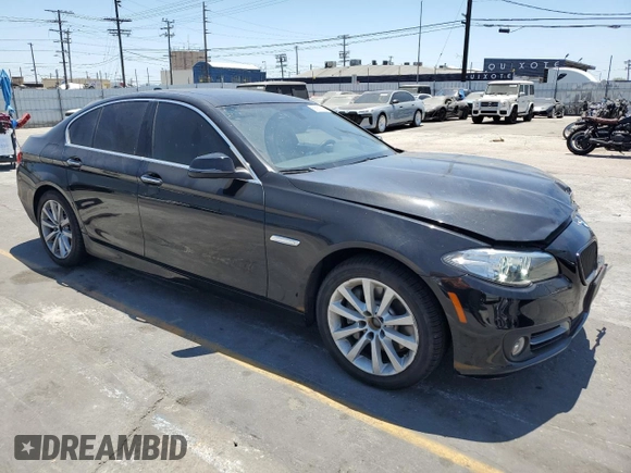 2016 BMW 5 Series 535i with VIN WBA5B1C59GG551992, listed as a Copart auction lot 58860315 with 83,736 mi miles and Salvage title. Bid and sale history available at DreamBid. Image 4.