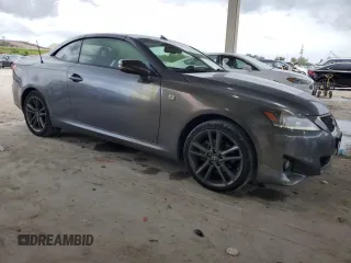 2013 Lexus IS 250 C with VIN JTHFF2C20D2528955, listed as a Copart auction lot 55382295 with 108,397 mi miles and Salvage title. Bid and sale history available at DreamBid. Image 4.