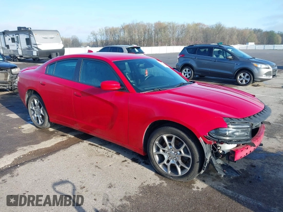 2015 Dodge Charger SXT with VIN 2C3CDXJG6FH754728, listed as a IAAI auction lot 41947562 with 191,286 mi miles. Bid and sale history available at carsss.com. Image 1.