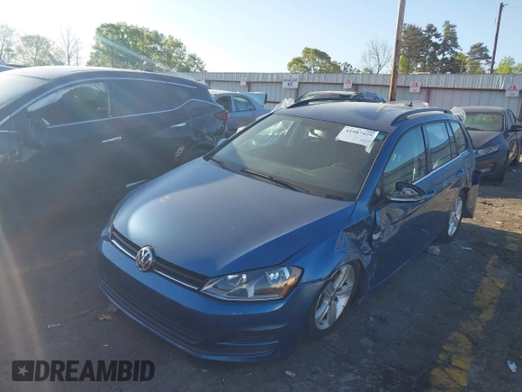 2015 Volkswagen Golf SportWagen TDI SE with VIN 3VWCA7AUXFM517359, listed as a IAAI auction lot 41987425 with 146,708 mi miles. Bid and sale history available at carsss.com. Image 16.