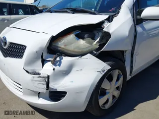 2007 Toyota Yaris with VIN JTDJT923875087666, listed as a IAAI auction lot 41865839 with 200,268 mi miles. Bid and sale history available at carsss.com. Image 6.