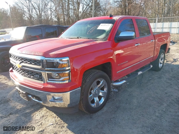 2014 Chevrolet Silverado 1500 LTZ with VIN 3GCUKSEC5EG171579, listed as a IAAI auction lot 41400865 with 105,738 mi miles. Bid and sale history available at carsss.com. Image 2.