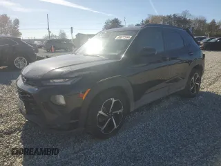 2022 Chevrolet TrailBlazer RS with VIN KL79MTSL0NB145150, listed as a Copart auction lot 80677104 with 62,613 mi miles and Salvage Title. Bid and sale history available at carsss.com. Image 1.