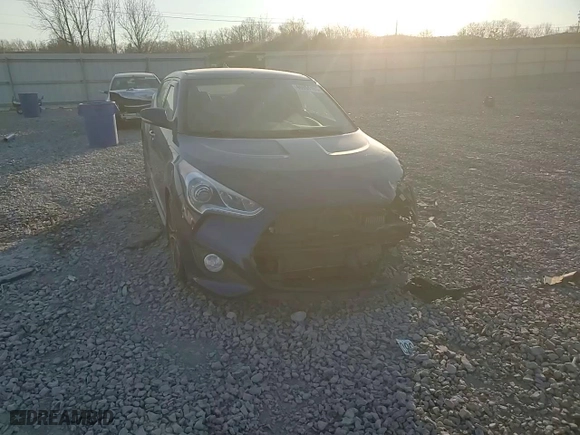 2016 Hyundai Veloster Turbo with VIN KMHTC6AE5GU266050, listed as a Copart auction lot 46904105 with 51,034 mi miles and Salvage Title. Bid and sale history available at carsss.com. Image 11.