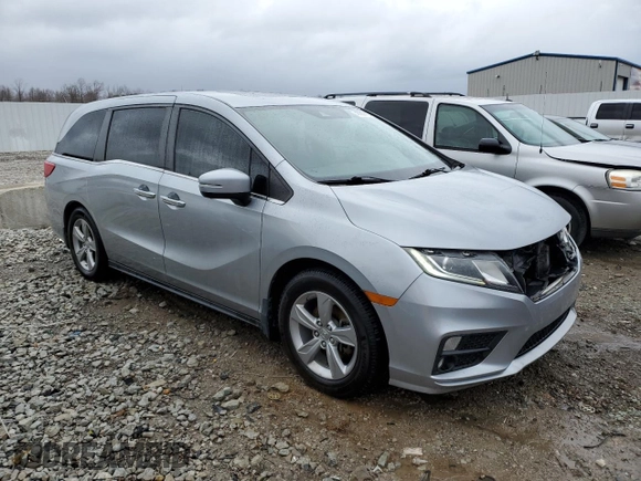 2018 Honda Odyssey EX-L with VIN 5FNRL6H74JB014179, listed as a Copart auction lot 47287415 with 238,216 mi miles and Salvage Title. Bid and sale history available at carsss.com. Image 4.