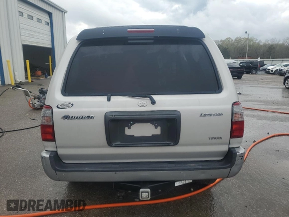 1999 Toyota 4Runner Limited with VIN JT3GN87R2X0108802, listed as a Copart auction lot 50343965 with Not Provided miles and Salvage Title. Bid and sale history available at DreamBid. Image 6.