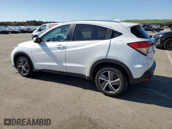 2022 Honda HR-V EX with VIN 3CZRU6H53NM765569, listed as a Copart auction lot 53507074 with 52,180 mi miles and Salvage Title. Bid and sale history available at carsss.com. Image 2.
