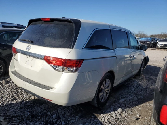 2016 Honda Odyssey EX-L with VIN 5FNRL5H61GB061423, listed as a Copart auction lot 49189835 with 158,040 mi miles and Salvage Title. Bid and sale history available at carsss.com. Image 3.