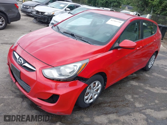 2012 Hyundai Accent GS with VIN KMHCT5AE6CU012772, listed as a IAAI auction lot 42383744 with 185,867 mi miles and . Bid and sale history available at DreamBid. Image 19.