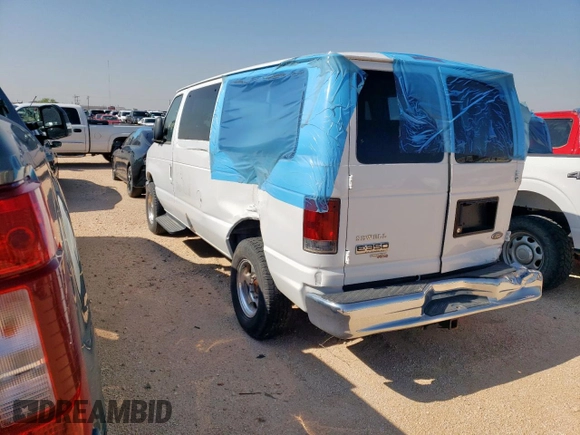 2010 Ford Econoline Cargo with VIN 1FBNE3BS7ADA50934, listed as a Copart auction lot 44568935 with 44,449 mi miles and Salvage title. Bid and sale history available at DreamBid. Image 2.