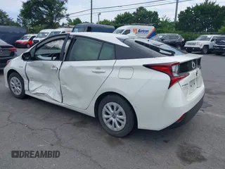2019 Toyota Prius L Eco z VIN JTDKARFU3K3102222, wystawiony jako IAAI lot #42291403 z przebiegiem 27 669 mil mil oraz . Historia ofert i sprzedaży dostępna na DreamBid. Obrazek 3.
