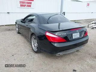 2013 Mercedes-Benz SL-Class SL 550 with VIN WDDJK7DA7DF012407, listed as a IAAI auction lot 41680380 with 130,644 mi miles. Bid and sale history available at carsss.com. Image 3.