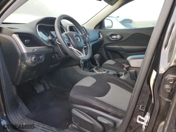 2016 Jeep Cherokee Sport with VIN 1C4PJLAS8GW291237, listed as a Copart auction lot 44750515 with 191,261 mi miles and Salvage Title. Bid and sale history available at carsss.com. Image 7.