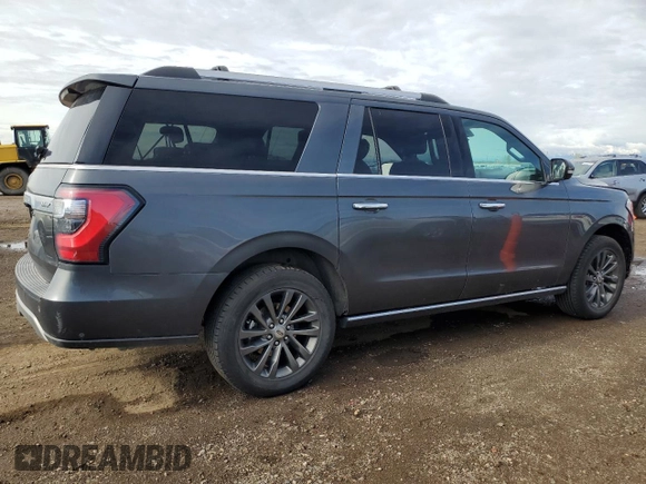 2020 Ford Expedition Max Limited with VIN 1FMJK2AT1LEA10140, listed as a Copart auction lot 54876845 with 112,083 mi miles and Salvage title. Bid and sale history available at DreamBid. Image 3.