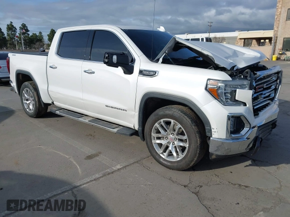 2022 GMC Sierra 1500 SLT with VIN 3GTU9DED8NG120870, listed as a IAAI auction lot 41680299 with 20,467 mi miles and . Bid and sale history available at DreamBid. Image 1.