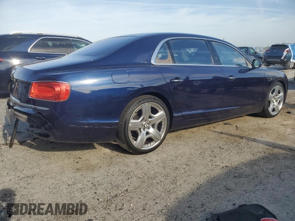 2014 Bentley Flying Spur with VIN SCBEC9ZA9EC096538, listed as a Copart auction lot 54035415 with 46,346 mi miles and Salvage Title. Bid and sale history available at DreamBid. Image 3.