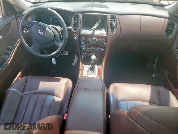 2017 Infiniti QX50 z VIN JN1BJ0RP2HM380357, wystawiony jako Copart lot #57205385 z przebiegiem 24 868 mil mil oraz Szkoda całkowita • Salvage title. Historia ofert i sprzedaży dostępna na DreamBid. Obrazek 8.