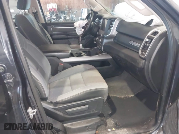 2019 Ram 1500 Big Horn/Lone Star with VIN 1C6RRFFG7KN817483, listed as a IAAI auction lot 40578098 with 81,739 mi miles. Bid and sale history available at carsss.com. Image 5.