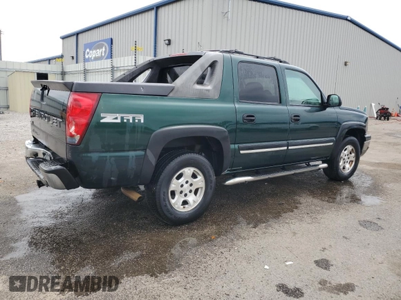 2004 Chevrolet Avalanche Z66 with VIN 3GNEC12T74G283063, listed as a Copart auction lot 59161325 with 168,997 mi miles and Salvage title. Bid and sale history available at DreamBid. Image 3.