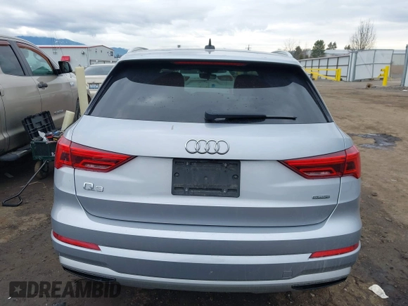 2021 Audi Q3 Premium with VIN WA1AUCF35M1131933, listed as a IAAI auction lot 41710739 with 93,293 mi miles and . Bid and sale history available at DreamBid. Image 16.