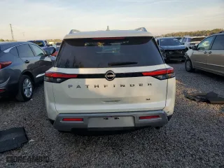 2024 Nissan Pathfinder SL with VIN 5N1DR3CA5RC213157, listed as a Copart auction lot 43481615 with 12,838 mi miles and Salvage Title. Bid and sale history available at carsss.com. Image 6.