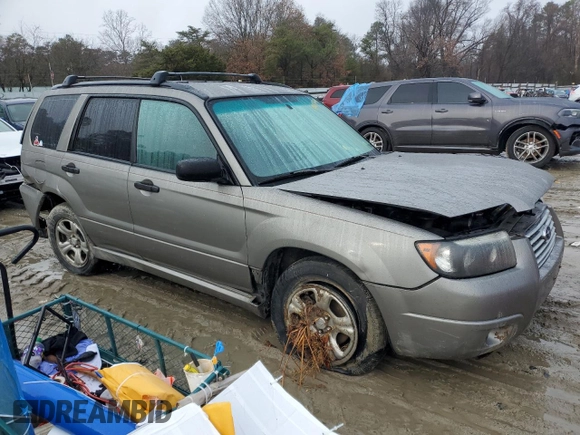 2006 Subaru Forester X with VIN JF1SG63656H719767, listed as a Copart auction lot 84813244 with 74,468 mi miles and Salvage Title. Bid and sale history available at DreamBid. Image 4.