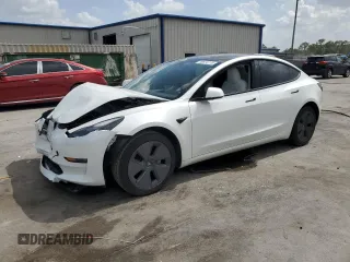 2023 Tesla Model 3 с VIN 5YJ3E1EA8PF499535, выставлен на аукционе Copart как лот 59974115 с пробегом 18 365 миль миль и Списание • Salvage title. История ставок и продаж доступна на DreamBid. Изображение 1.