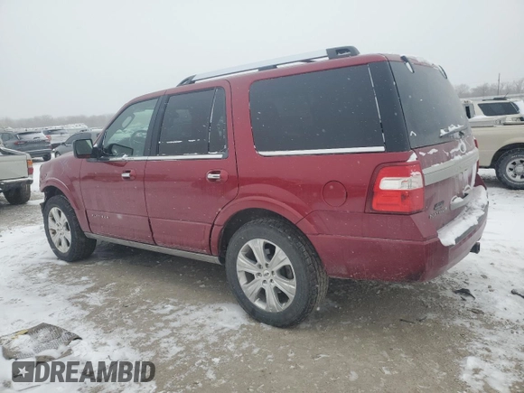 2015 Ford Expedition Platinum with VIN 1FMJU1MT9FEF50176, listed as a Copart auction lot 45375535 with 139,207 mi miles and Clean title. Bid and sale history available at DreamBid. Image 2.