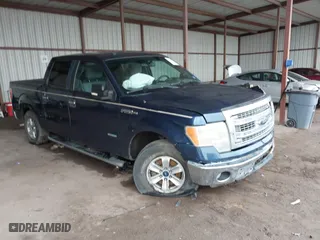 2013 Ford F-150 XL with VIN 1FTFW1CT4DKG48553, listed as a IAAI auction lot 41177139 with 127,585 mi miles. Bid and sale history available at carsss.com. Image 1.