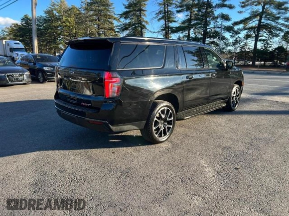 2021 Chevrolet Suburban RST z VIN 1GNSKEKD0MR457206, wystawiony jako Copart lot #87004944 z przebiegiem 139 570 mil mil oraz Czysty tytuł • Clean title. Historia ofert i sprzedaży dostępna na DreamBid. Obrazek 4.
