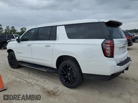2022 Chevrolet Suburban Premier with VIN 1GNSKFKTXNR303536, listed as a Copart auction lot 79192484 with 67,989 mi miles and Salvage Title. Bid and sale history available at DreamBid. Image 2.