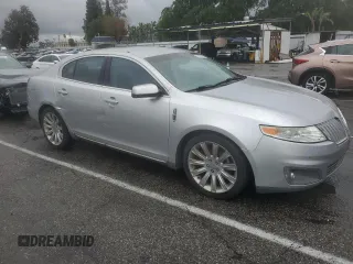 2012 Lincoln MKS with VIN 1LNHL9DR5CG804793, listed as a Copart auction lot 48966795 with 111,097 mi miles and Clean Title. Bid and sale history available at DreamBid. Image 4.